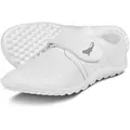 leguano Care Barfußschuhe Slipper white und 1 paar Gratissocken- Gr. 45