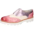 Melvin & Hamilton Molly 2 Leder-Oxford Schuhe für Damen Schnürschuh Plateausohlen, Echtes Leder bunt 37 EU