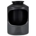 Cole & Mason Strethall Salzbehälter aus Keramik, Salzdose/Salztopf/Salzfass/Salzhand, Schwarz/Grau/Braun, 16cm x 10cm, 2 Jahre Garantie