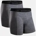 MERINO TRUNKS - 2-Pack - Grau Melange - 3XL