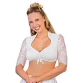 MarJo Dirndlbluse Dirndlbluse - LEONA-ELENA - offweiß, weiß weiß 34