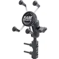 Ram Mounts Motorrad-Navigationsgeräthalterung X-Grip® Kit mit Klemmstück/-schelle RAM-B-174-A-UN7U, Unisex, Multipurpose, Ganzjährig, schwarz