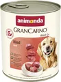 animonda GranCarno Adult Rind (6 x 800 g), Hundenassfutter für ausgewachsene Tiere, Nassfutter für Hunde mit 100 % frischen, fleischlichen Zutaten, Hundefutter ohne Getreide