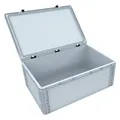 Feldherr ED 64/22 HG - DSEB215 Eurobehälter / Euro Box mit Scharnierdeckel (Kunststoff) (ED 64/22 HG)