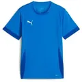 PUMA Fußballtrikot TEAMGOAL MATCHDAY JERSEY JR für Jugendliche, Fußball, Kurzarm, sportlicher Stil, aus Polyester blau 140 EU