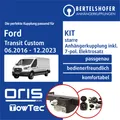 Für FORD Transit Custom Typ V362 06.2016-12.2023 AHK starr +7pol sp. E-Satz TOP