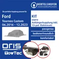 Für FORD Tourneo Custom V362 / F3 2016-2023 AHK starr +13pol spez. E-Satz TOP