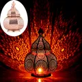 Orientalische Laterne Leuchte Tischlampe Lamisa Kupfer