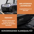 Lenco SCD-720 - DAB+ CD/MP3-Player Kassettendeck Fernbedienung + IMPERIAL BAS 9
