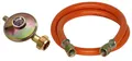 CFH Set Druckregler 50 mbar + 80 cm Schlauch Campingkocher Gasgrill Heizstrahler