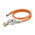 CFH Druckregler 50 mbar/ 80 cm Gasschlauch 1/4" lks.
