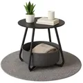 Coemo Couchtisch, Schwarz, Metall, 50x45x50 cm, CE, Wohnzimmer, Wohnzimmertische, Couchtische