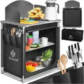 KESSER® Campingküche Alu Küchenbox Campingschrank Faltschrank Reiseküche Küche
