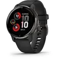 Garmin Venu 2 Plus – GPS-Fitness-Smartwatch mit Bluetooth Telefonie und Sprachassistenz. Ultrascharfes 1,3“ AMOLED-Touchdisplay, Fitnessfunktionen, Music Pay