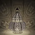 Orientalische Laterne Dekoration Maha Weiss
