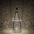 Orientalische Laterne Dekoration Maha Weiss