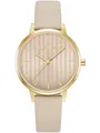Julie Julsen JJW2493YGL-51 Damenuhr Lederarmband beige