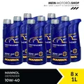 Mannol 7507 Defender 10W-40 VW Renault Peugeot Mercedes MB 8x1 Liter = 8 Liter