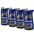 Motoröl 10W-40 Mannol Defender 4x1 Liter