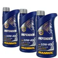 Motoröl 10W-40 Mannol Defender 3x1 Liter