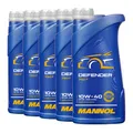 MANNOL 10W-40 Defender Motoröl teilsynthetisch VW 501.01, MB 229.1, 5x1 Liter