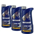 Motoröl 10W-40 Mannol Defender 3x1 Liter