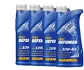 4x1 Liter 10W-40 Motoröl MANNOL DEFENDER VW 501 01 505 MB 229.1 A3 B3 API SL