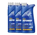 3x1 Liter 10W-40 Motoröl MANNOL DEFENDER VW 501 01 505 MB 229.1 A3 B3 API SL