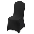 VEVOR Stuhlhussen Stuhlbezug 150 STK. waschbarer & Abnehmbarer Stuhlüberzug aus Polyester-Spandex für Hochzeitsfeiern Esszimmerbankette Restaurant, passend für Stühle (51 x 45 x 95 cm) Schwarz