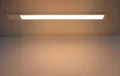 Trango - 2535 LED Unterbaulampe - 4-Stufen dimmbar - Lichtleiste 1200mm - 18 Watt 230V - In Titan - Mit Touchdimmer 3000K warmweiß - Küchenunterbau, Aufbauleuchte, Schrankbeleuchtung, Unterbauleiste
