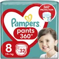 8006540499382 Pampers Pants Pieluchomajtki, rozmiar 8, 32 sztuk, 19kg+ Procter