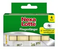 Nexa Lotte Fliegenfänger 4 Stück Fliegenfalle Klebefalle Mückenfalle Mücken