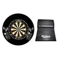 Winmau Dartscheibe Steeldart Blade 6 + 2 Satz Dartpfeile + Catchring + Dartmatte