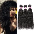 RICHAIR - Brasilianische Locken, 55,88 cm, 3 Stück, brasilianisches Haar, natürlich, schwarz, 50 g/Stück (insgesamt 150 g)