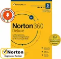NORTON Security 5 Geräte 2 Jahre | Norton 360 Deluxe + VPN | Kein ABO 2026