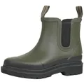 Ilse Jacobsen HORNBÆK | RUB30C | Handmade Chelsea Rubber Boots | Army | 41 EU