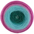 Wolle Kreativ! Lana Grossa - Merino Lace Aquarell Fb. 3 petrol türkis fuchsia