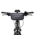 Johnny Urban Lenkertasche Fahrrad Wasserdicht Grau - Arlo - 2 in 1 Fahrradtasche & Bauchtasche - Bikepacking Tasche für Lenker Vorne - Wasserfest