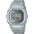 Casio Unisex Quartz Armbanduhr, 49.00mm GehäusegröÃŸe mit Silber digital Zifferblatt und Silber Plastic/Resin Strap Armband DW-5600FF-8ER