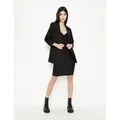 Armani Exchange für Damen. 8NYA97YJ83Z1200 Schwarzes ausgestelltes Kleid (M), Lässig, Party, Polyester, Ärmellos / Hosenträger