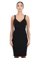 Armani Exchange Women's Essential, Criss-Cross Detail Casual Dress Black M