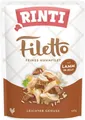 Rinti Filetto Jelly Huhn & Lamm 24 x 100g Hundenassfutter