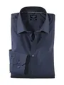OLYMP Herren Businesshemd Langarm No.Six,Einfarbig,super Slim,Urban Kent,Marine 18,40