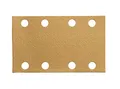 Mirka Gold Universal-Schleifpapier 81x133mm Klett 8-Loch/Korn P120, 50 Stk/Zum Schleifen von Gips, Spachtel, Spanplatten, Holz, Lack