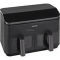 Heißluftfritteuse Dual Basket CAF-R901-AEU schwarz, 1.750 Watt, 2 Körbe je 4,25 Liter, mit Sichtfenster