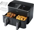 Cosori Fritteuse, 1750 W, 8-in-1 Funktion, Zwei LED-Displays, Kochaufgaben synchronisieren, 8