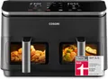 Cosori CAF-R901-AEU Heißluftfritteuse Doppelkammer Airfryer XXL 8,5l B Ware Dual