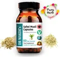 DR WAKDE'S Safed Musli Kapseln (Chlorophytum borivilianum) | 60 Vegi Caps | Ayurveda-Supplement | Vegan | 100% Kräuter | Mengenrabatte | Am selben Tag