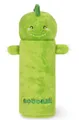 Legami - Super Soft Pencil Case, Dino Theme, Soft Pencil Case, Card with Colouri
