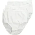 Ulla Popken Slip Maxislips 3er-Pack High Waist (3-St) weiß 66/68